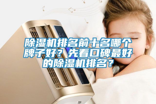 除濕機(jī)排名前十名哪個牌子好？先看口碑最好的除濕機(jī)排名？